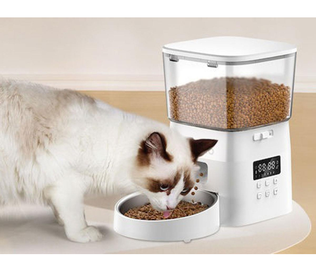 Rojeco INTELIGENTNY DOZOWNIK KARMY 2L PET FEEDER BUTTON VERSION - 1514974 - zdjęcie 3